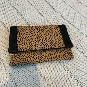 Sole Society Cheetah clutch